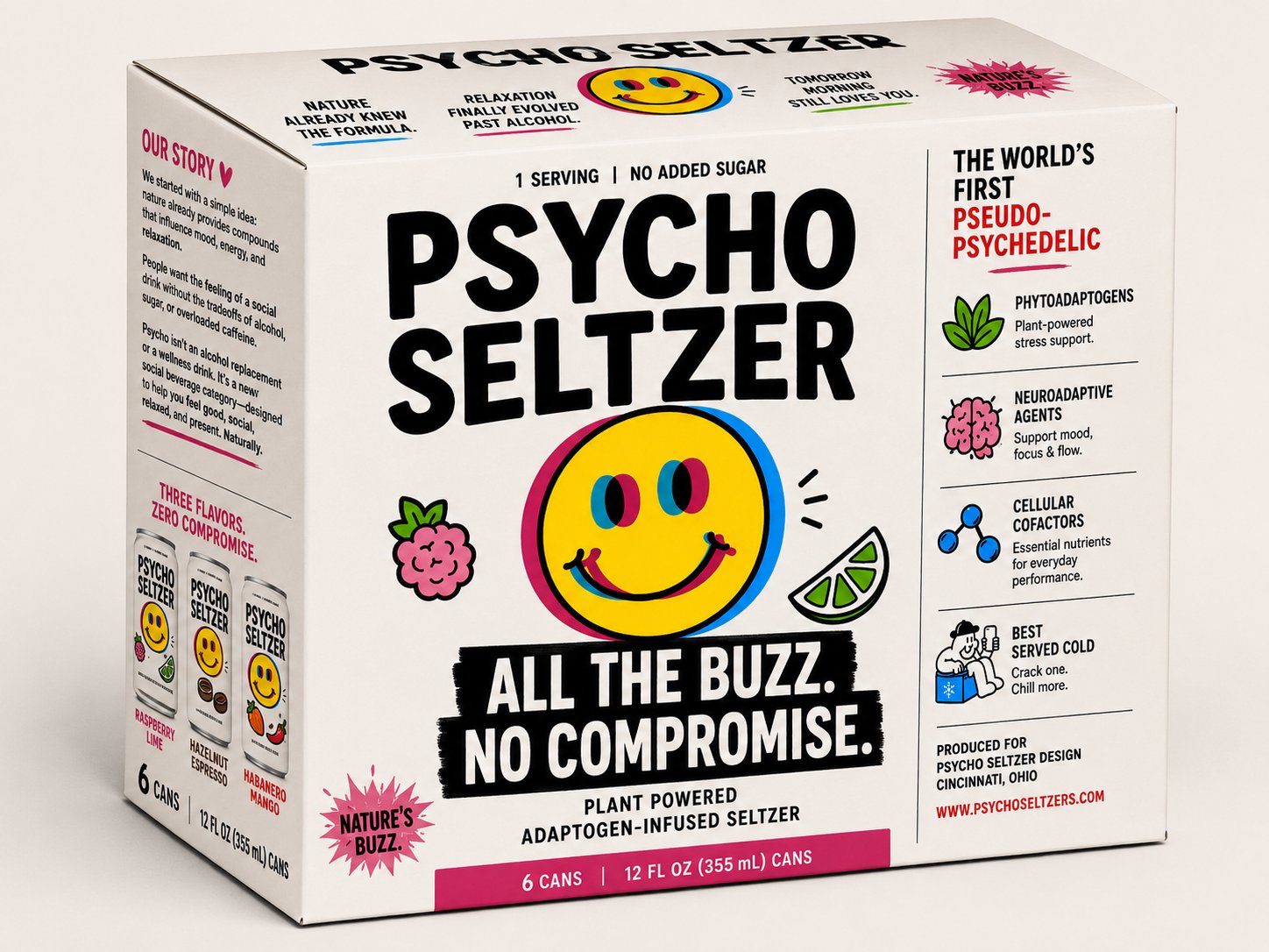 Psycho Seltzer variety pack
